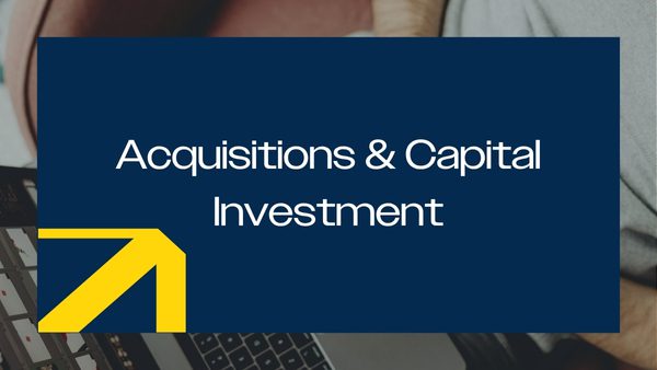 MYMAX Bites | Acquisitions & Capital Optimisation